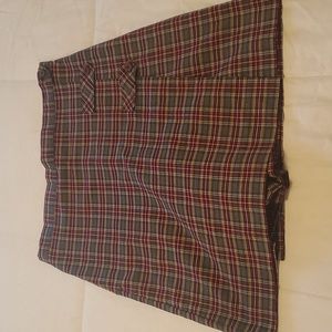 Plaid skirt with attached shorts S 14 1/2 girls